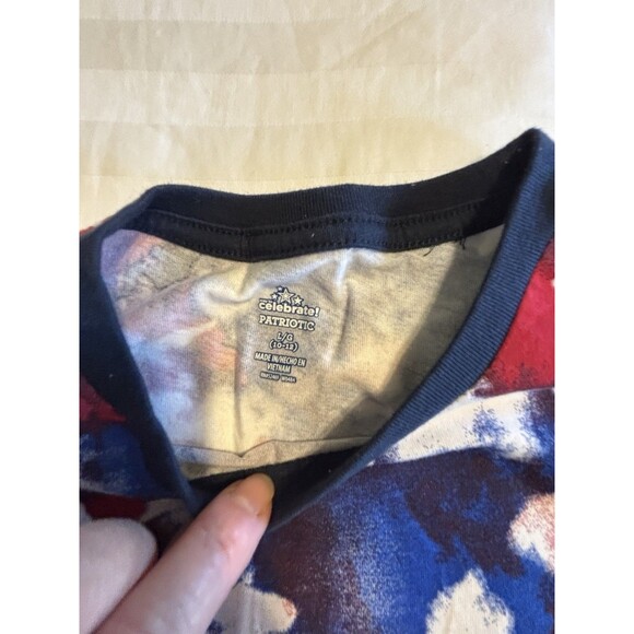 Celebrate Patriotic Red/white/blue Tank Lg 10/12 Boys youth - Picture 2 of 4